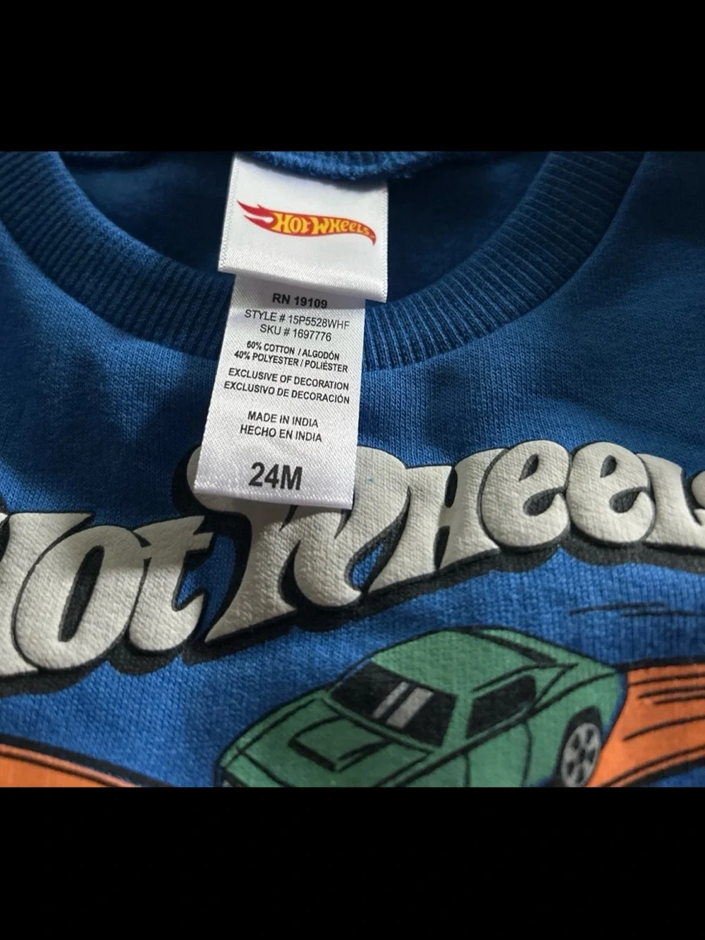 Hot wheels 2 piece jogger super soft size 24 months brand new
